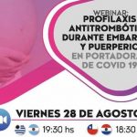 Profilaxis Antitrobombótica Durante el Embarazo y Puerperio en Portadores de Covid19 – Agosto 20
